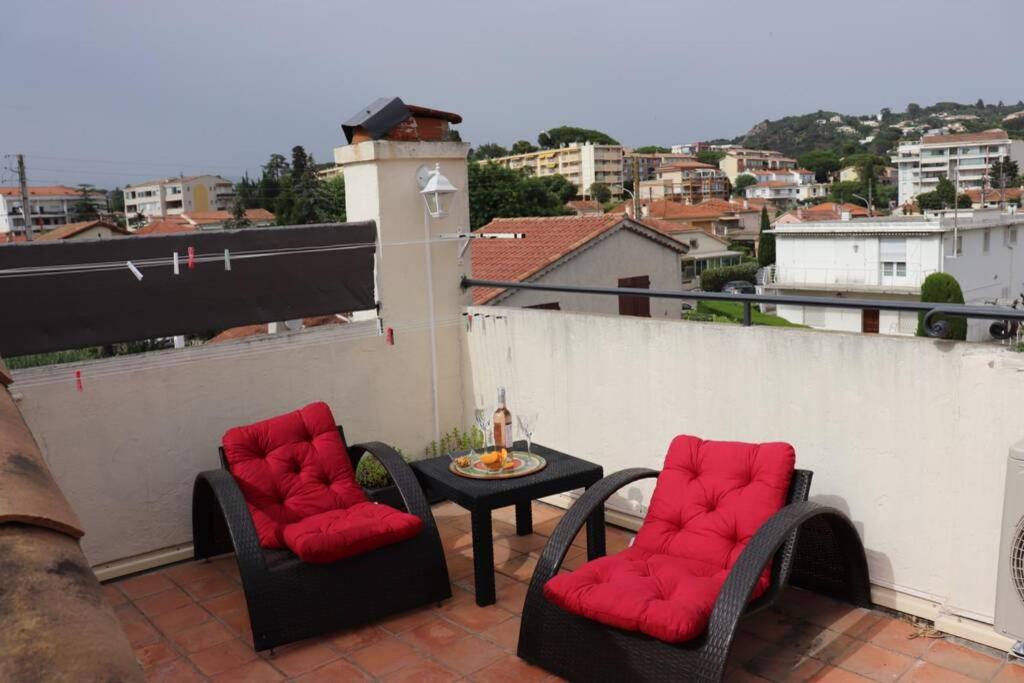 Superbe maison avec toiture terrasse à 5min mer Cannes Exterior foto