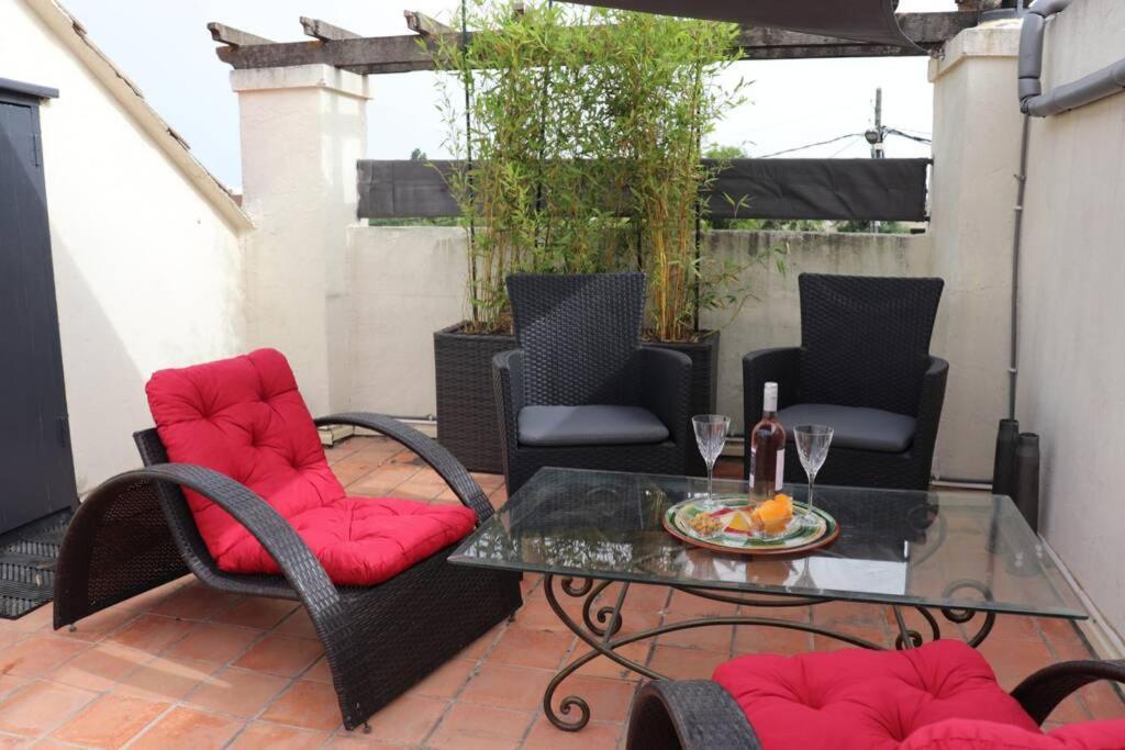 Superbe maison avec toiture terrasse à 5min mer Cannes Exterior foto